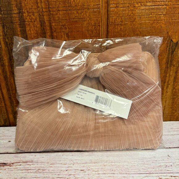 Loeffler Randall Rayne Small Pleated Bow Frame Clutch - Picture 4 of 7